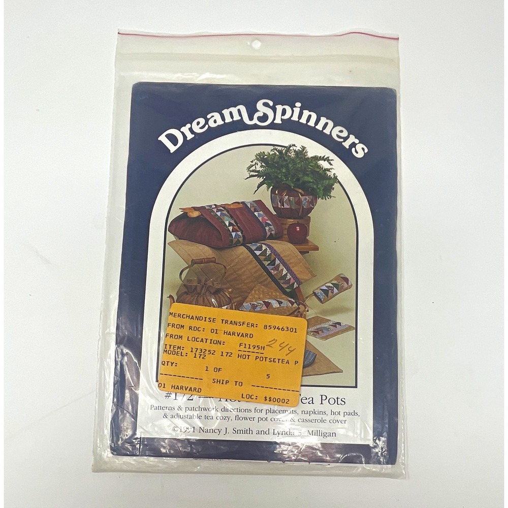 DreamSpinners 172 VTG 1990s Craft Pattern Hot Pots & Tea Pots Home Decor